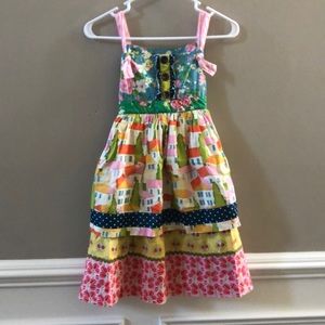 Matilda Jame knot apron dress size 10